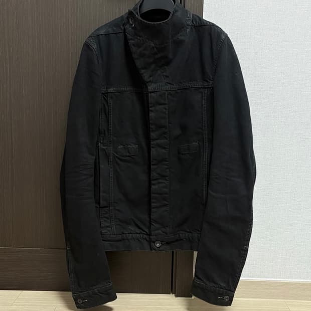 Rick Owens Drkshdw Waxed Slave Jacket