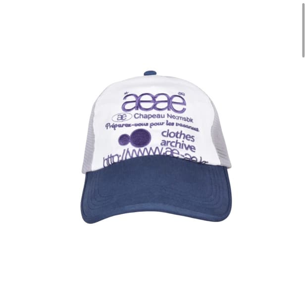 aeae 메쉬 볼캡 그레이 블루