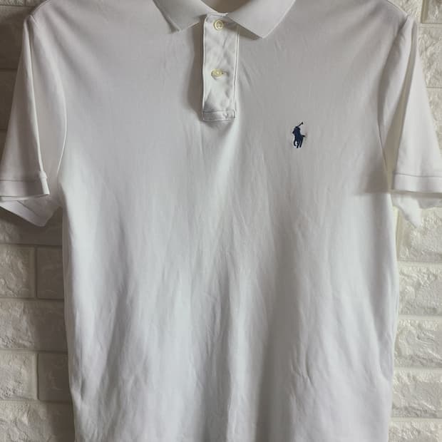 폴로 랄프로렌 화이트 반팔 카라티(95)