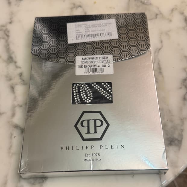 philipp plein  signature tights stripe  