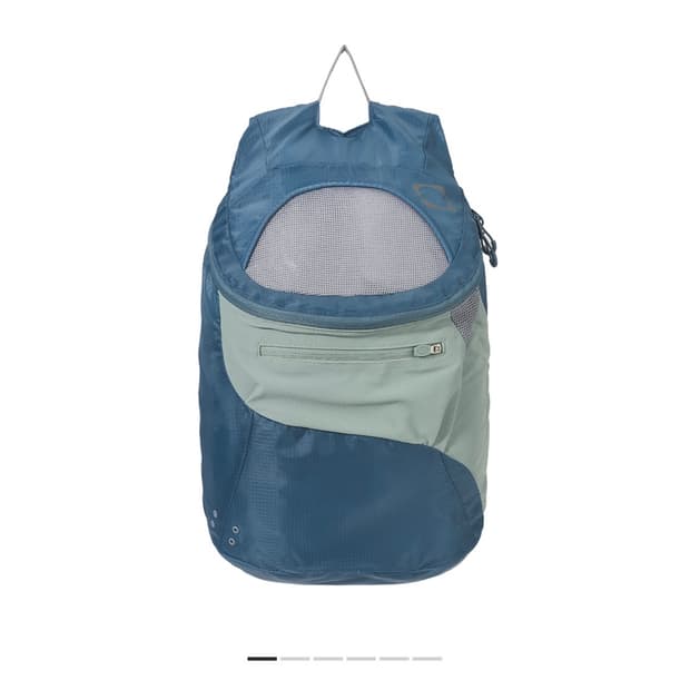 미스치프 라이트웨이트 집 어라운드 백팩 블루 그레이