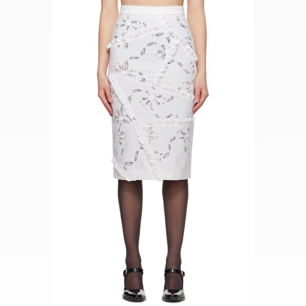 [8]슈슈통 Cutout Bow 패치워크 스커트