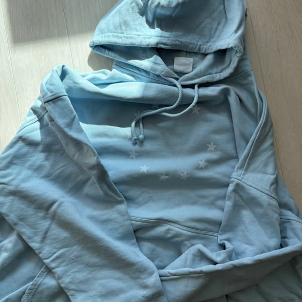 수베니어오피셜 후드 페일블루 2XL