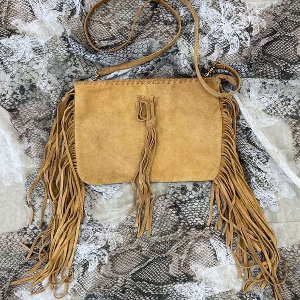 (Miss Selfridge)Bohemian Suede Fringe Cr
