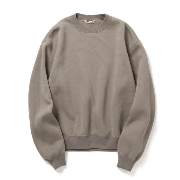 오라리 스무스 소프트 스웻 풀오버 올리브 브라운 5사이즈 판매합니다