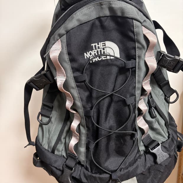 노스페이스 빈티지 카키 백팩