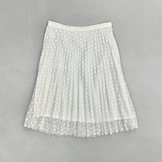 MK KLEIN+ 플리츠 도트 스커트