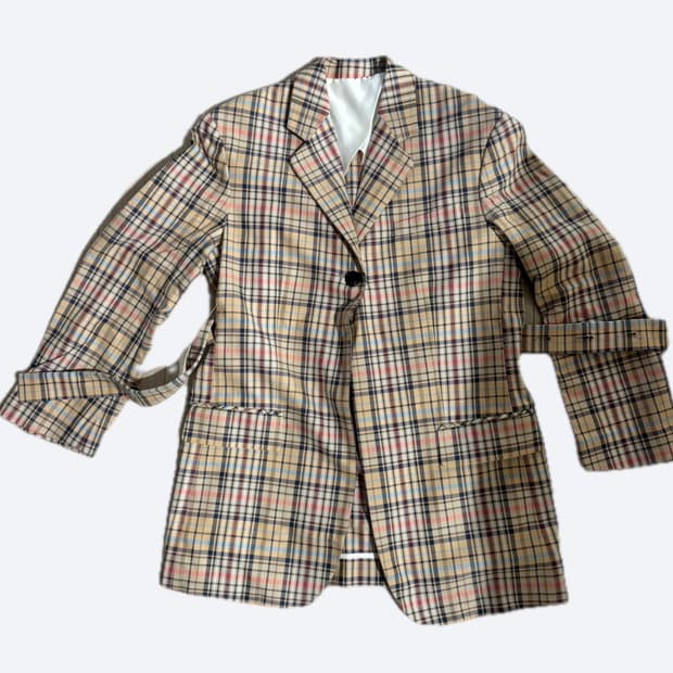 메종마레 체크 블레이저