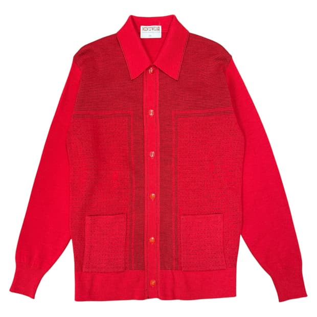 80‘s vintage Midwest Knit Shirt Jacket