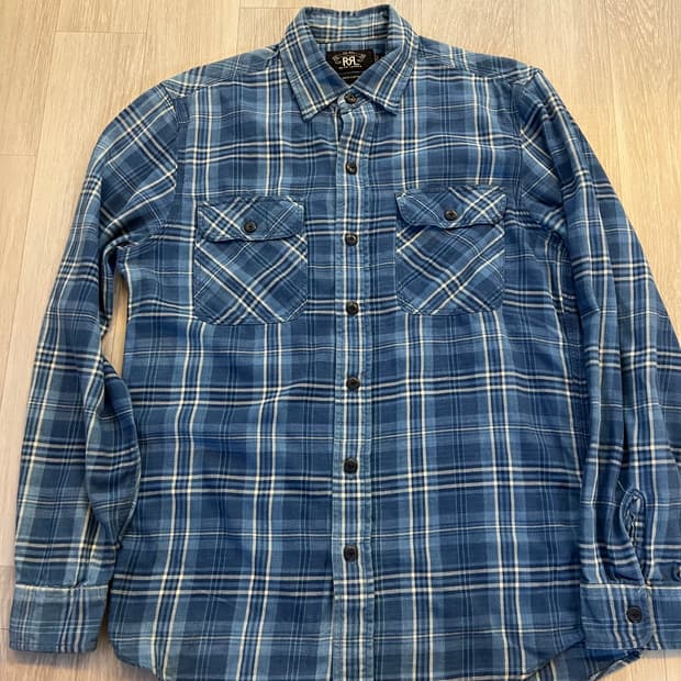 RRL flannel cotton shirts  M