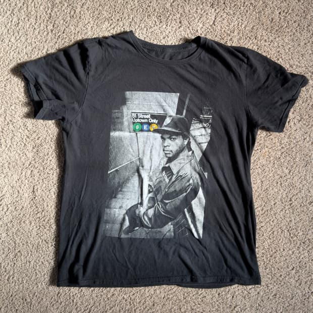 빈티지 90s 아이스큐브 힙합 티셔츠