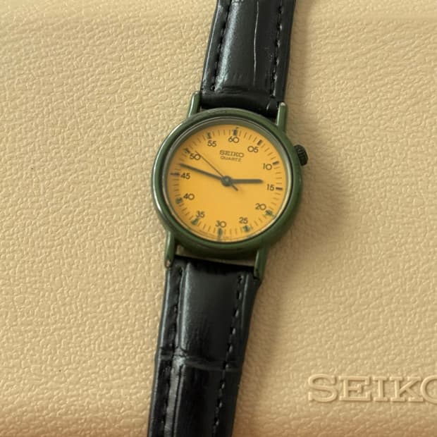 Seiko 세이코 쿼츠 클래식 세이코 애비뉴 필드 1984
