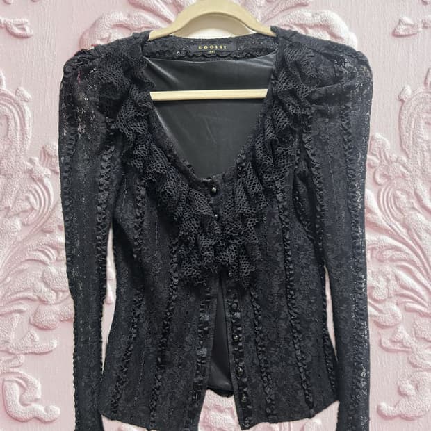 에고이스트 오네갸루 로맨틱고딕 가디건탑