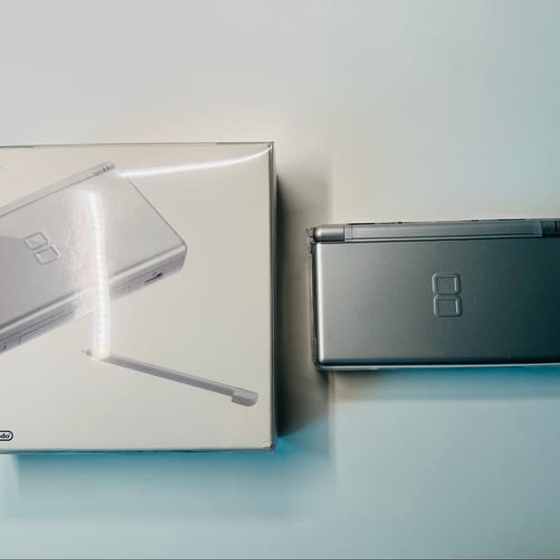 닌텐도 DS Lite DSL 그로스 실버 박스셋 S급 판매 (게임보이)