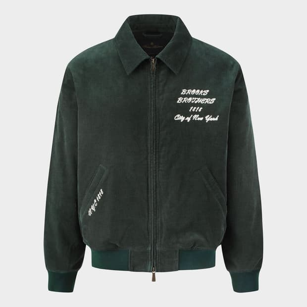 브룩스브라더스 코듀로이 바시티(m) 다크그린