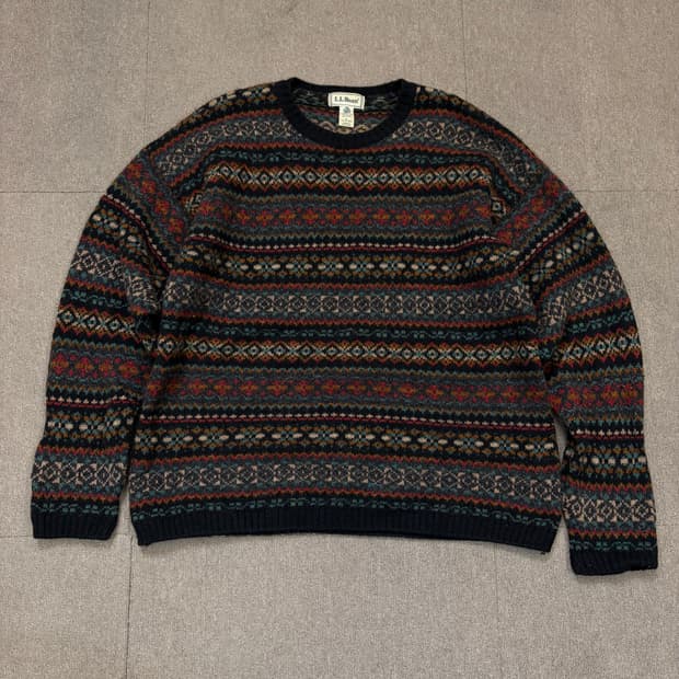90s L.L. Bean 엘엘빈 스코틀랜드 울니트 
