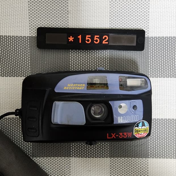 리코 LX-33 sW DATE 필름카메라 파우치포함