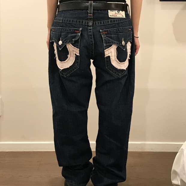 트루릴리전 데님 팬츠 34