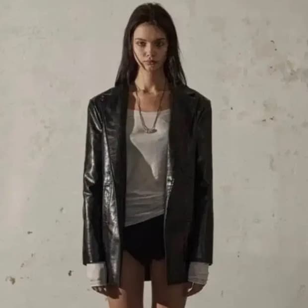 보헤미안서울 보헴서 오버사이즈 레더 자켓