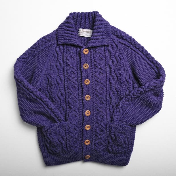 인버알란 럼버 카디건-퍼플 사이즈 추천 44-55