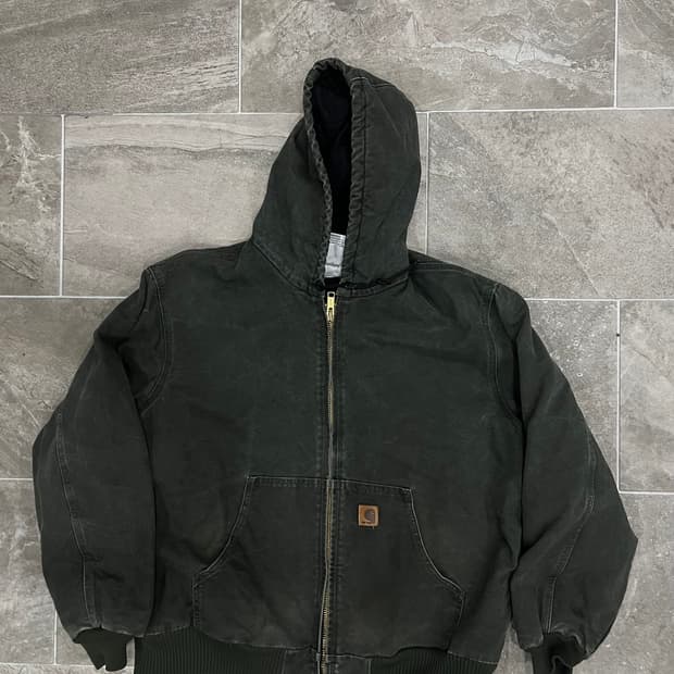 (XL) 칼하트 후드 덕 액티브 자켓 J130 MOS 모스그린