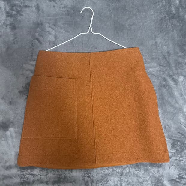 코스 울 카라멜 스커트 정품