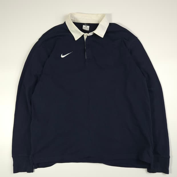 나이키 스우시 네이비 럭비티 