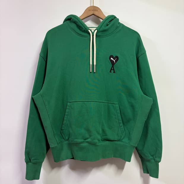 [L] 푸마 x 아미 후드 버던트 그린
