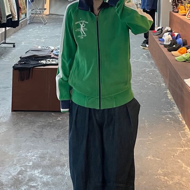 폴로 랄프로렌 포레스트힐 테니스 그린 코튼 집업 자켓 H1085