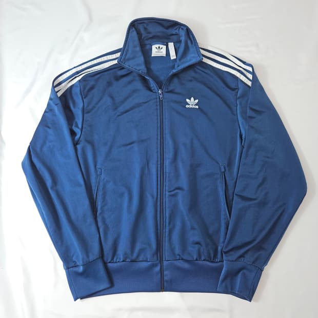 아디다스 오리지널 져지 파이어버드 베켄바우어 자켓 희귀색상 코랄블루 L