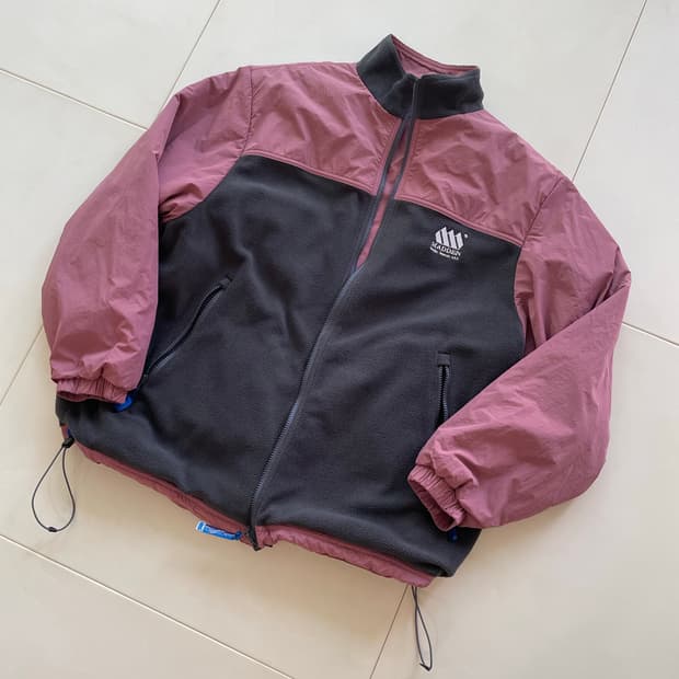 매든 madden 리버서블 양면 자켓 점퍼 플리스 L