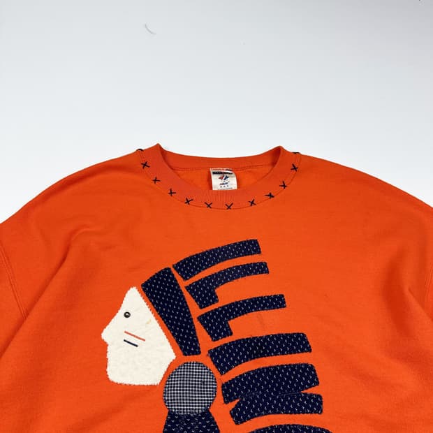 저지스 인디언 오렌지 크롭 맨투맨 (M 여성추천)