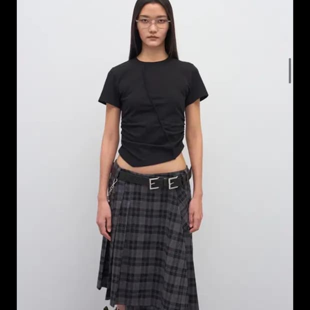 Lcdc DOUBLE BUCKLE LEATHER BELT