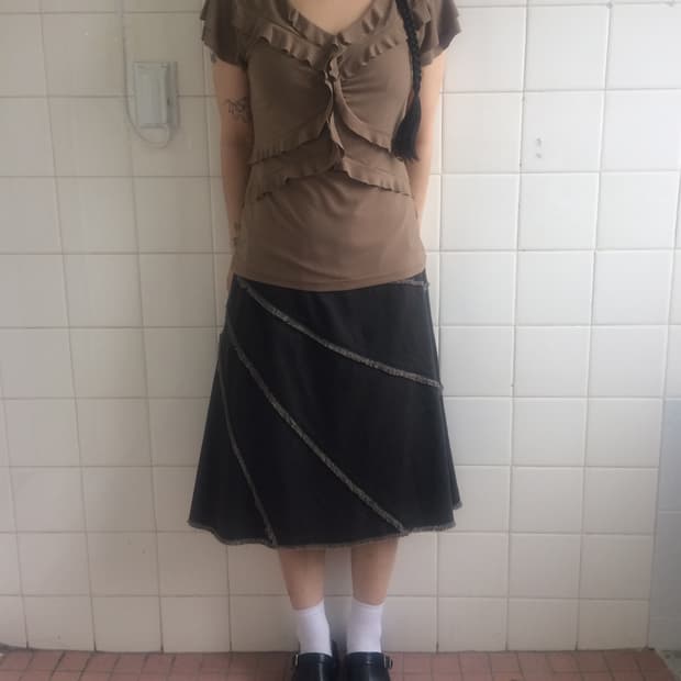 Frill t shirt