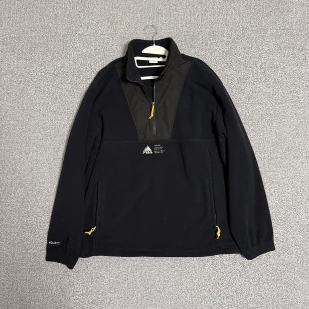 휠라 아노락 후리스 XL 블랙