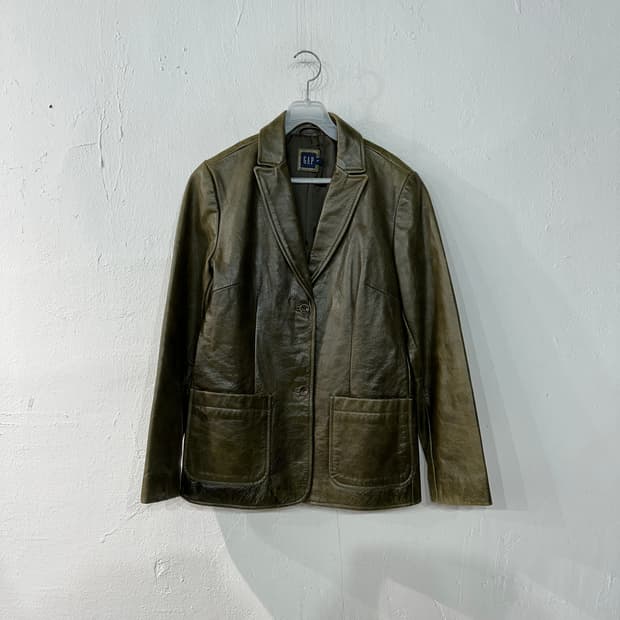 올드갭 레더 가죽자켓 여성S