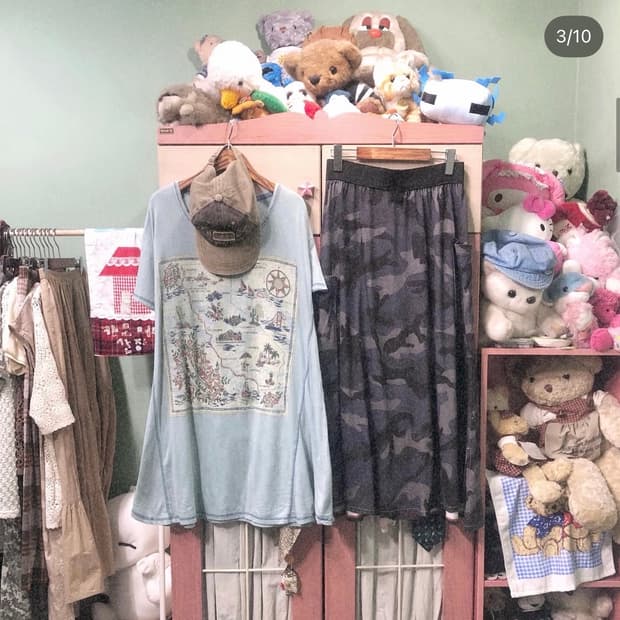 카모메산장 코디세트 모리 미국모리