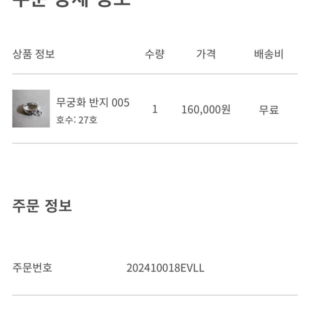 무궁화랑 반지 27호