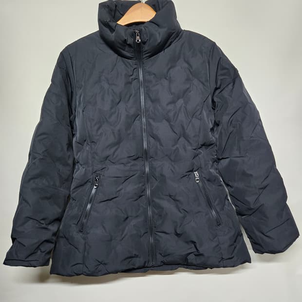 캘빈클라인 퍼포먼스 여성 패딩 L 블랙 벨트X