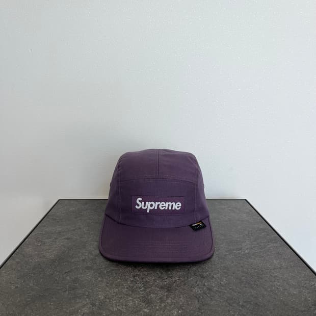 (OS) 슈프림 박스로고 캠프캡 모자 코듀라 퍼플