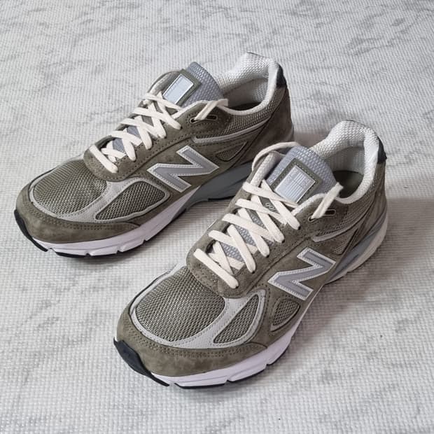 뉴발란스 990v4 에임레온도르 트루 카모 베이지 260