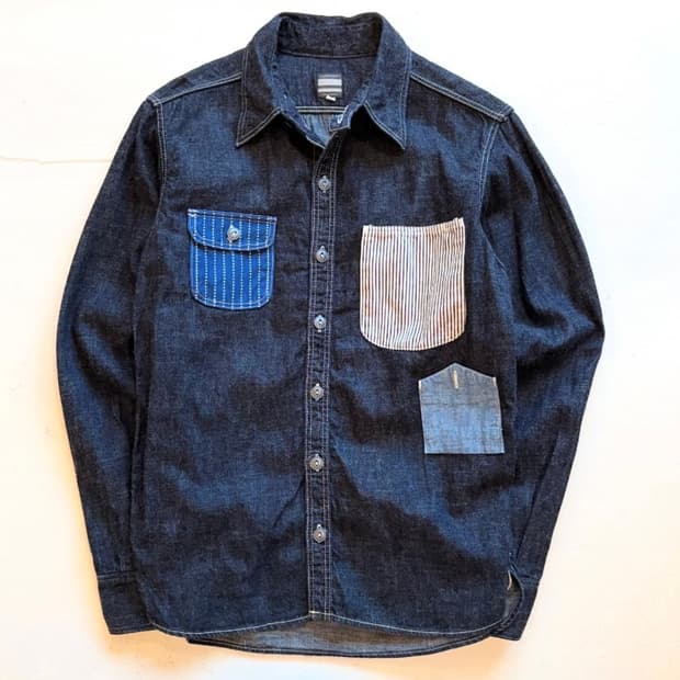 모모타로 진스 데님 자켓