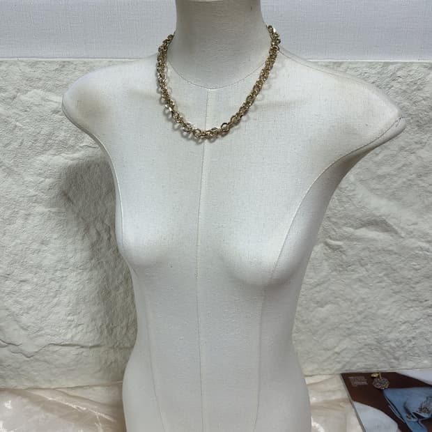 빈티지 중세 팔각형 스탁드 OT고리 목걸이