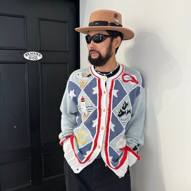 Vintage 90s Boat Cardigan