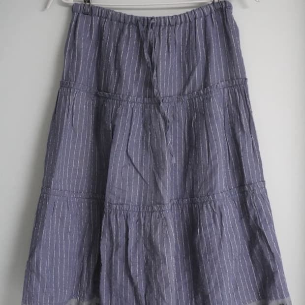 빈티지 미디 스커트