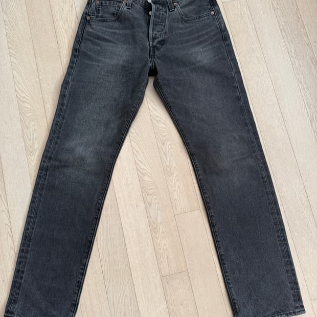 리바이스 프리미엄 501 빅E 셀비지 블랙