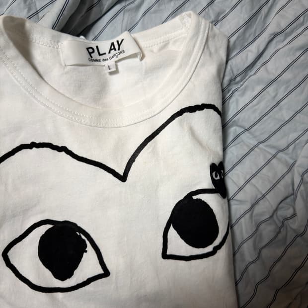 꼼데가르송 반팔티 L