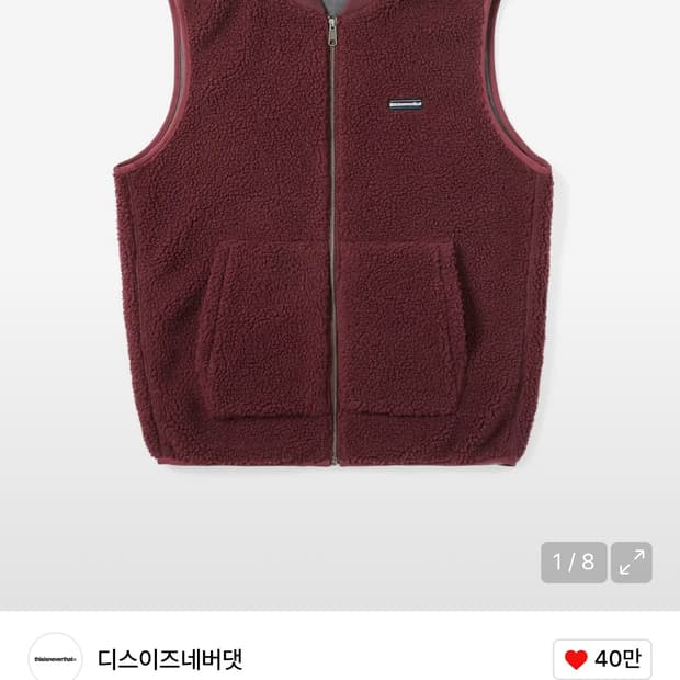 디스이즈네버댓 조끼 베스트