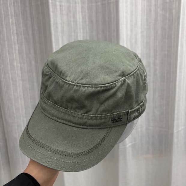 리바이스 올리브 밀리터리 군모 볼캡 모자
