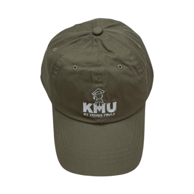 디스이즈네버댓 면 카키 볼캡 모자